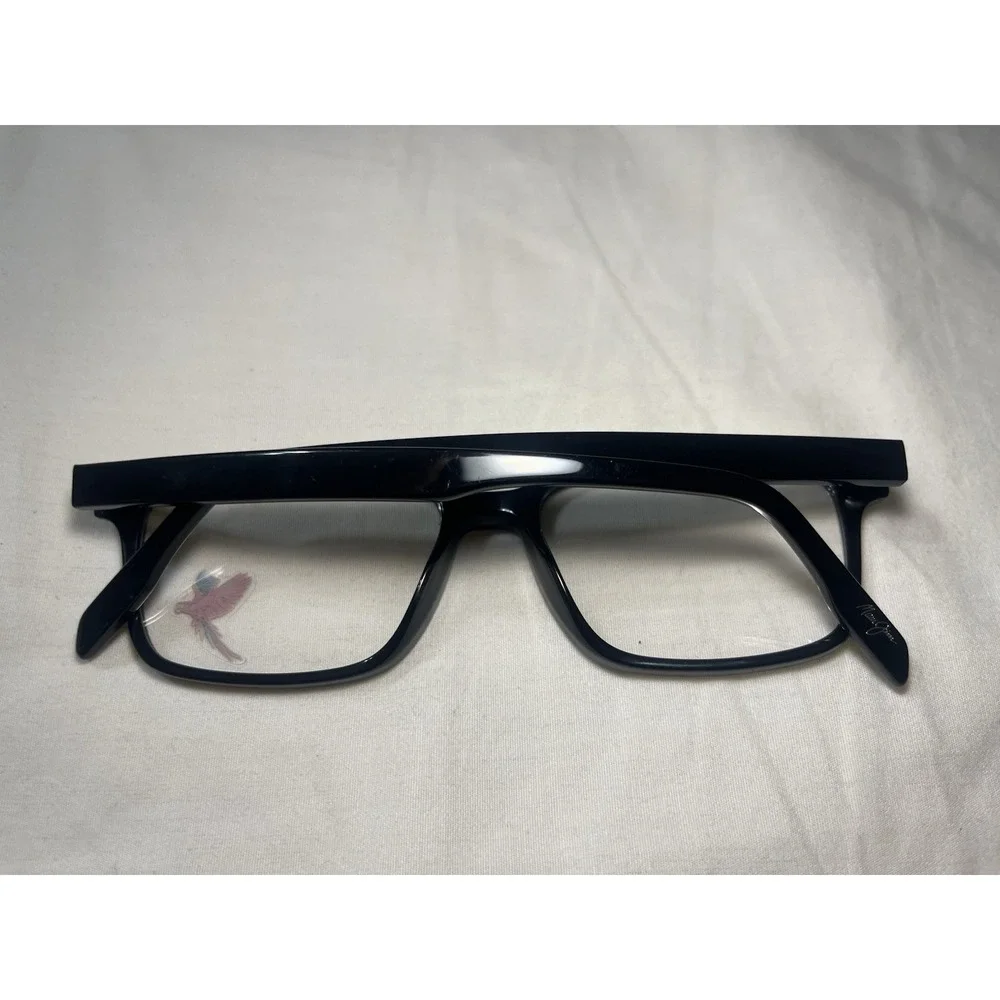 Maui Jim MJO 2115-02 Eyeglasses Glasses Polished Black 53-17-145